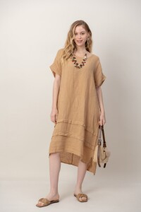 VESTIDO ENKI Camel