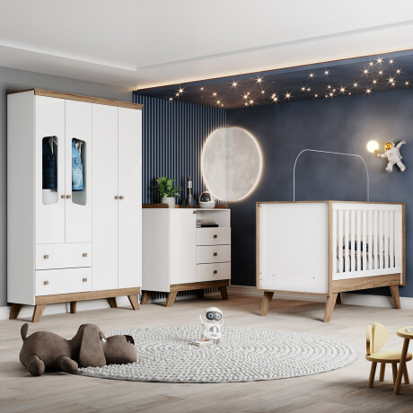 Ropero infantil 4 puertas 2 cajones Ropero infantil 4 puertas 2 cajones