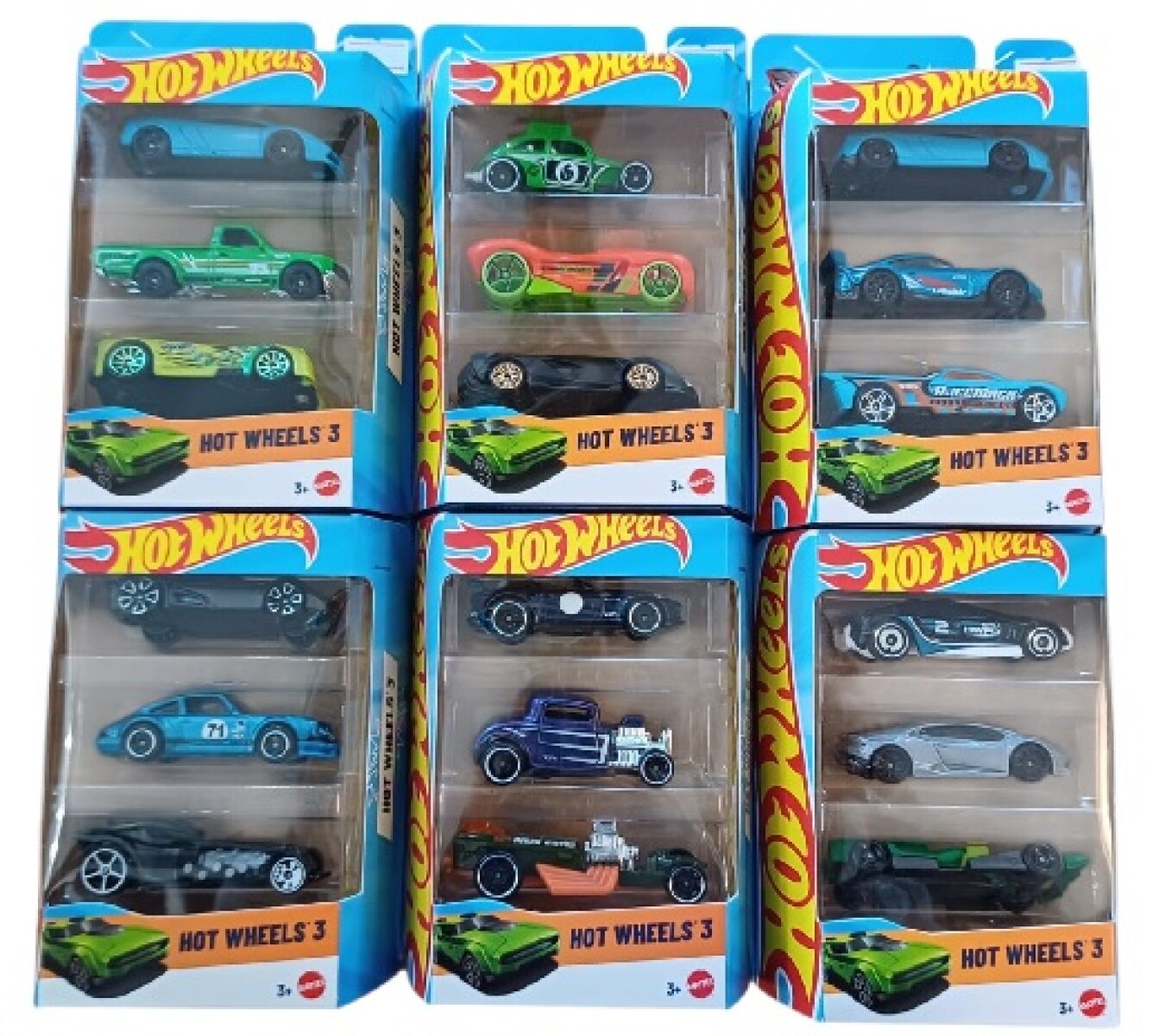 Hot Wheels SET X 3 