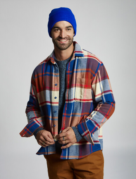 Sobrecamisa franela multicolor