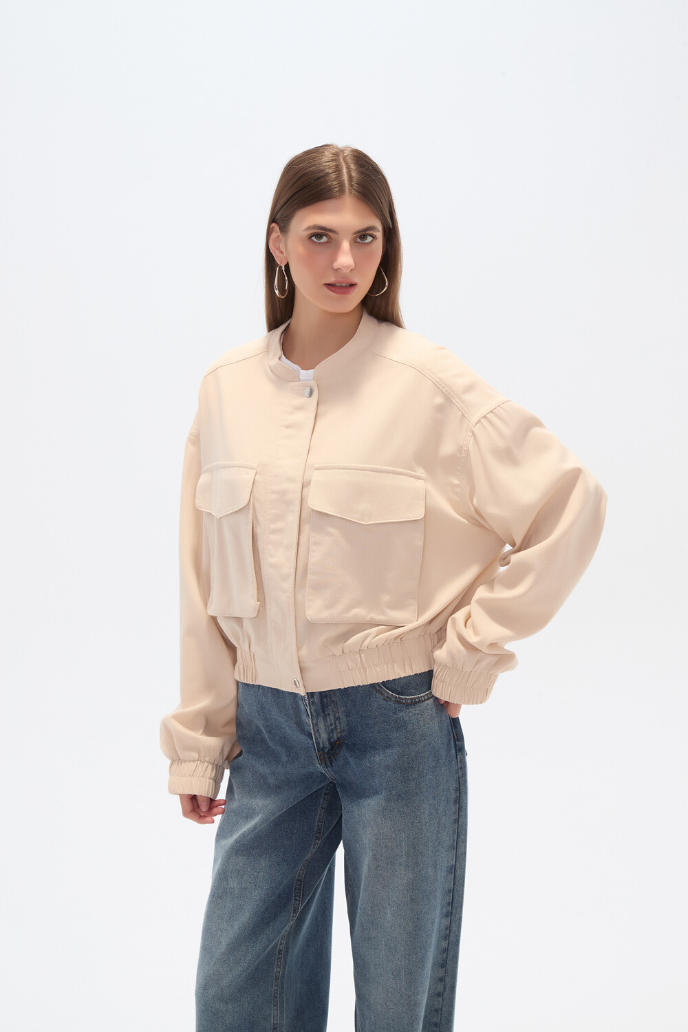 Chaqueta Liscen Beige Claro