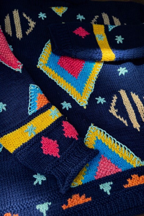 Sweater Gitano Base Azul Marino