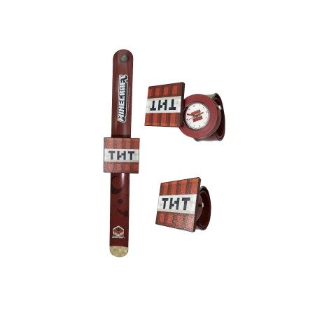 Reloj Minecraft slap TNT