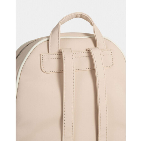 Mochila Cuerina Azul Blanco Crudo