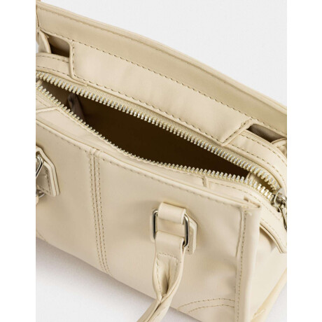 Carteras Medianas Blanco Crudo