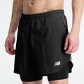 Short New Balance de hombre - 6 Inch - MS33282BK BLACK