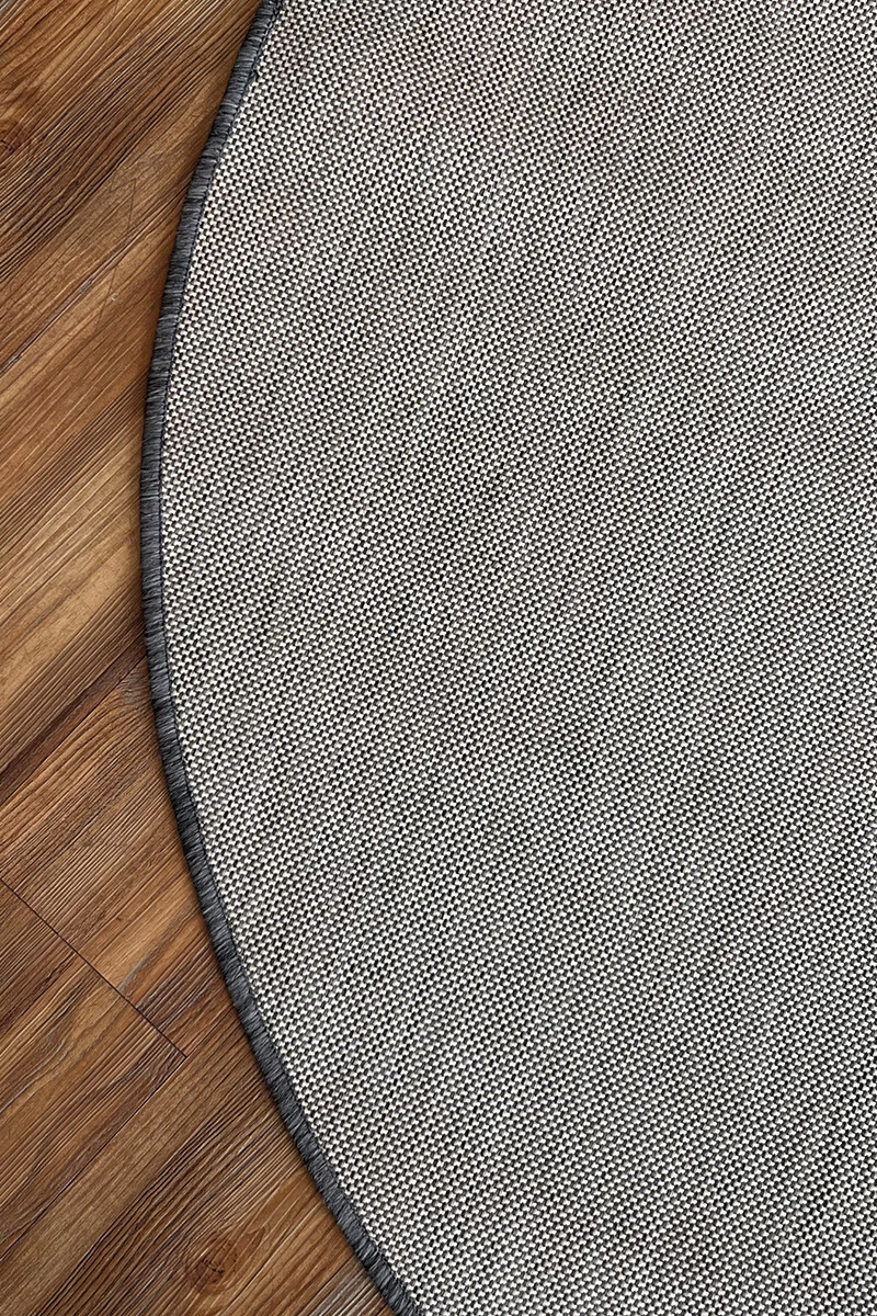 LINEO ALFOMBRA LINEO LIN/1965/3308/ 160CM DIAM ANTHRACITE/SAND