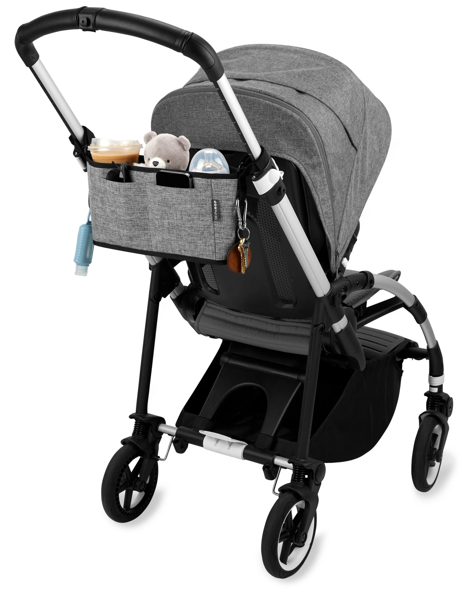 Organizador de cochecito, gris Organizador de cochecito, gris
