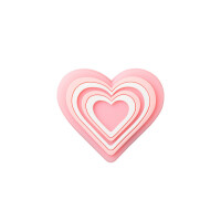 Jibbitz™ Charm Led Pink Heart Multicolor