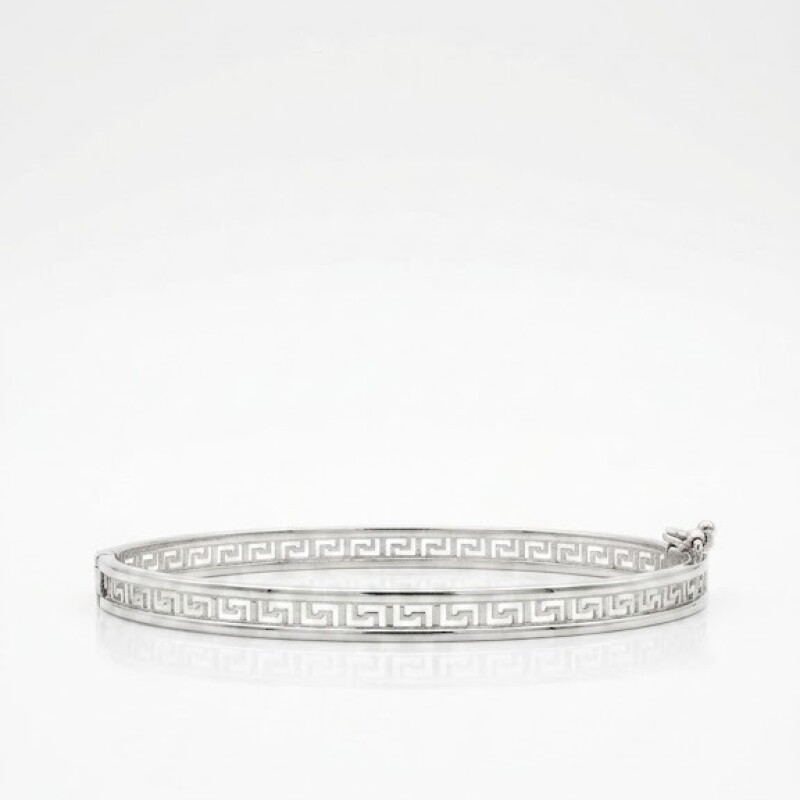 Brazalete Guarda Griega- Plata 925 - sin piedra - BR7781 sinpiedra