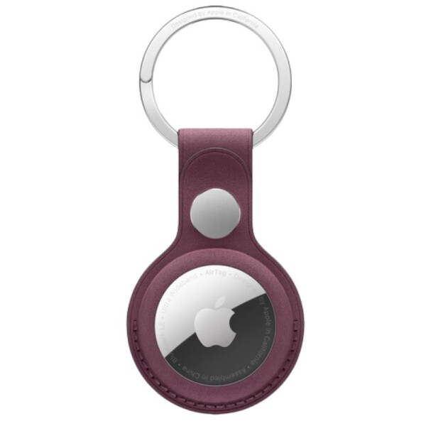 Case Apple Airtag Finewoven key Ring Mulberry Case Apple Airtag Finewoven key Ring Mulberry