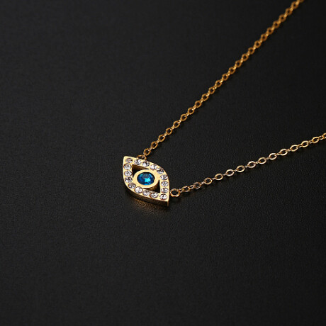 Collar OJITO TURCO en acero dorado Collar OJITO TURCO en acero dorado