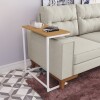 Mesa de Apoyo canela y Blanco Mesa de Apoyo canela y Blanco