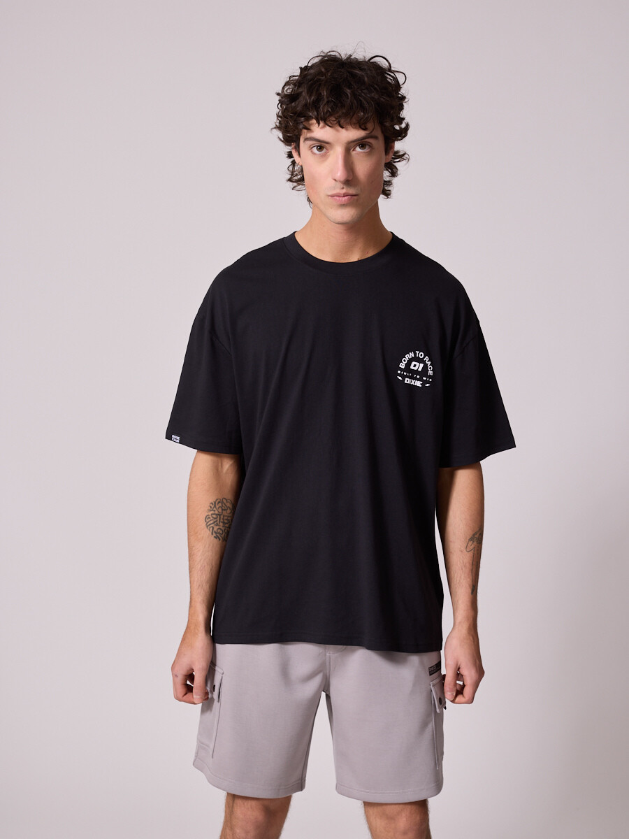 T-SHIRT BETUN DIXIE Negro