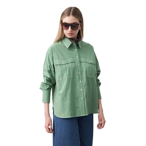 CAMISA EVIE XS-XL VERDE