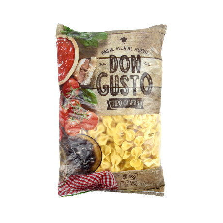 FIDEOS HUEVO DON GUSTO 1K CORBATAS T/CASERO FIDEOS HUEVO DON GUSTO 1K CORBATAS T/CASERO