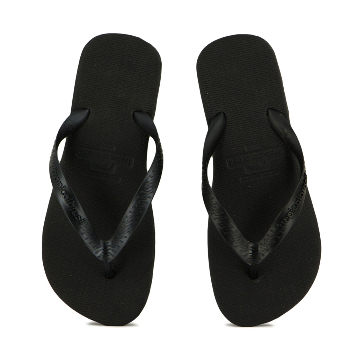 Chanclastropical Brasil Ojota Basic De Hombre - Negro - Negro