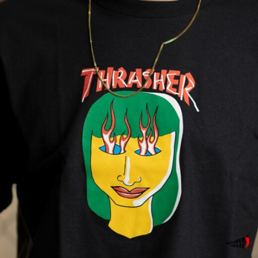Remera Thrasher Men Talk Shit - Negro Remera Thrasher Men Talk Shit - Negro