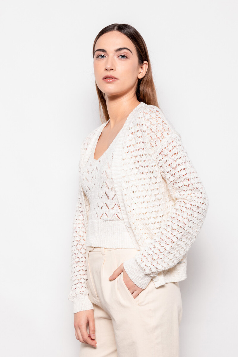 CARDIGAN GUILLE Crudo