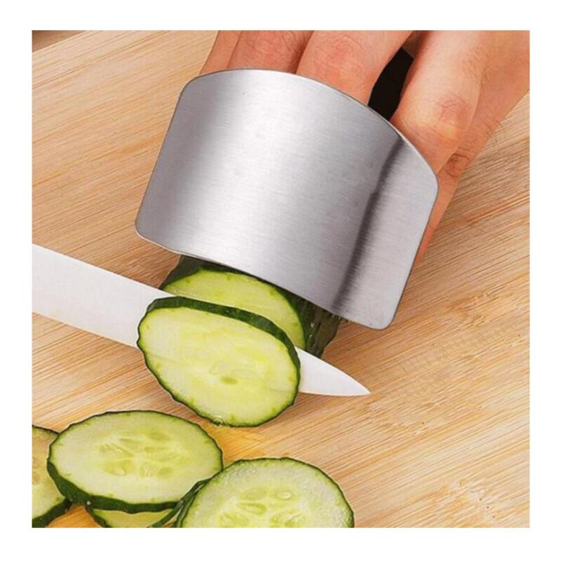Utensilio Protector de dedos/uñas para cortar vegetales Sin Color