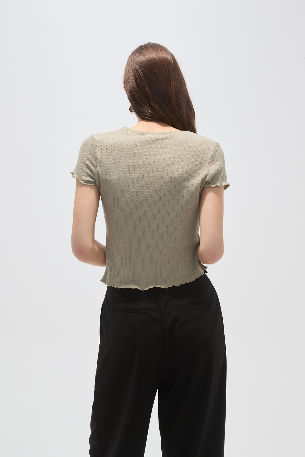 Remera Jamino Verde Grisaceo