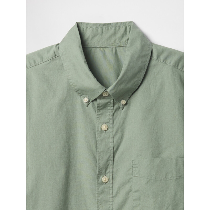 V-LS STANDARD STRETCH POPLIN GASOLINE GREEN
