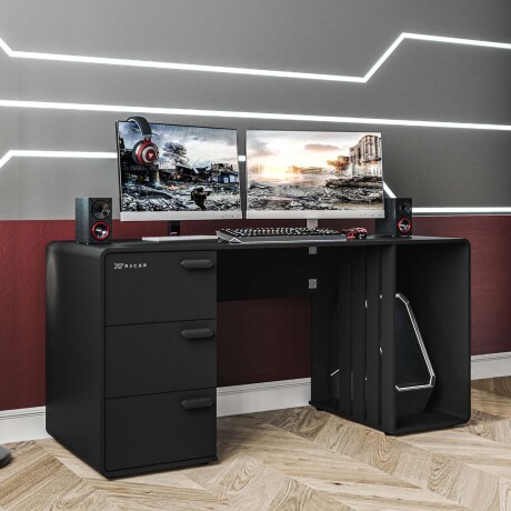 ESCRITORIO GAMER MDP NEGRO STATION XT