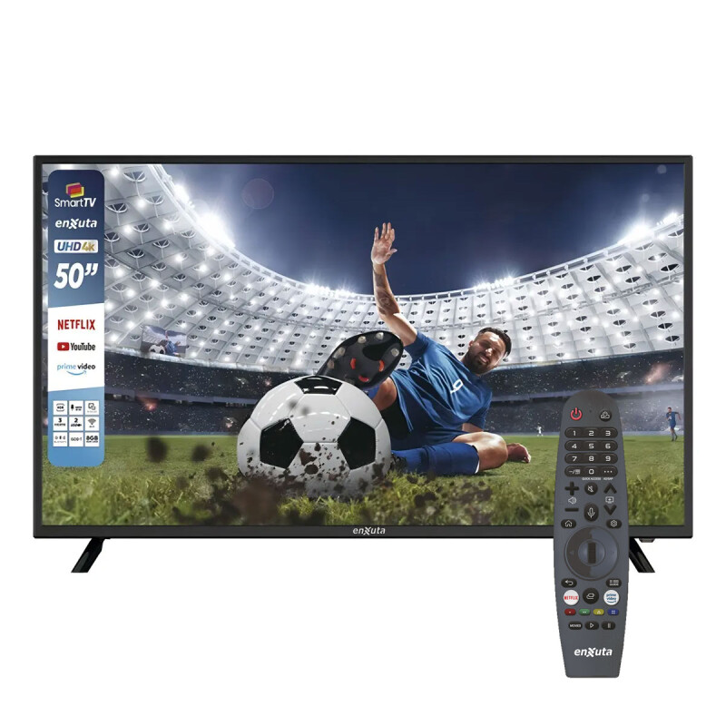 TV ENXUTA 50” LEDENX1250SDF4KW Smart QLED 4K N/A
