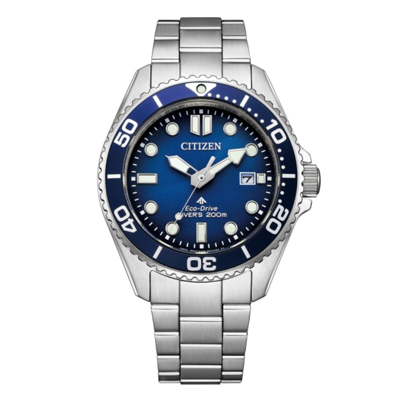 Reloj Citizen Eco-Drive BN0260-54L para hombre con correa de acero Azul