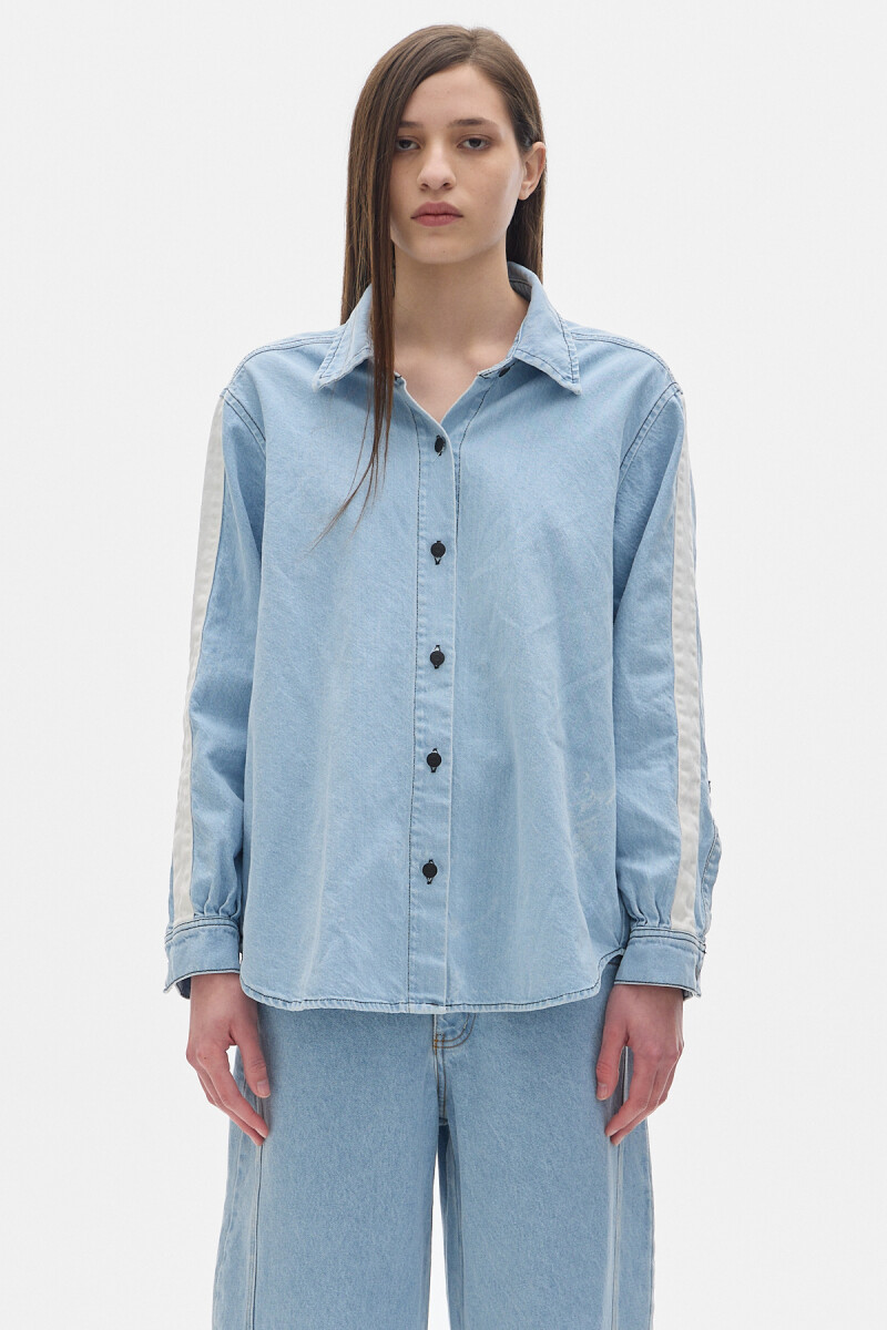 CAMISA NOBLE DENIM SOLID 