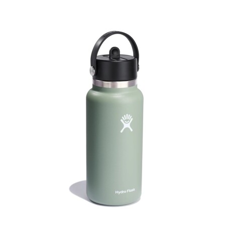 Botella Hydro Flask 32 Oz (946ml) Wide flex straw cap Agave