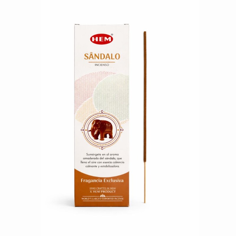 INCIENSO HEM PREMIUM 25 GR - CAJA X12 Sándalo