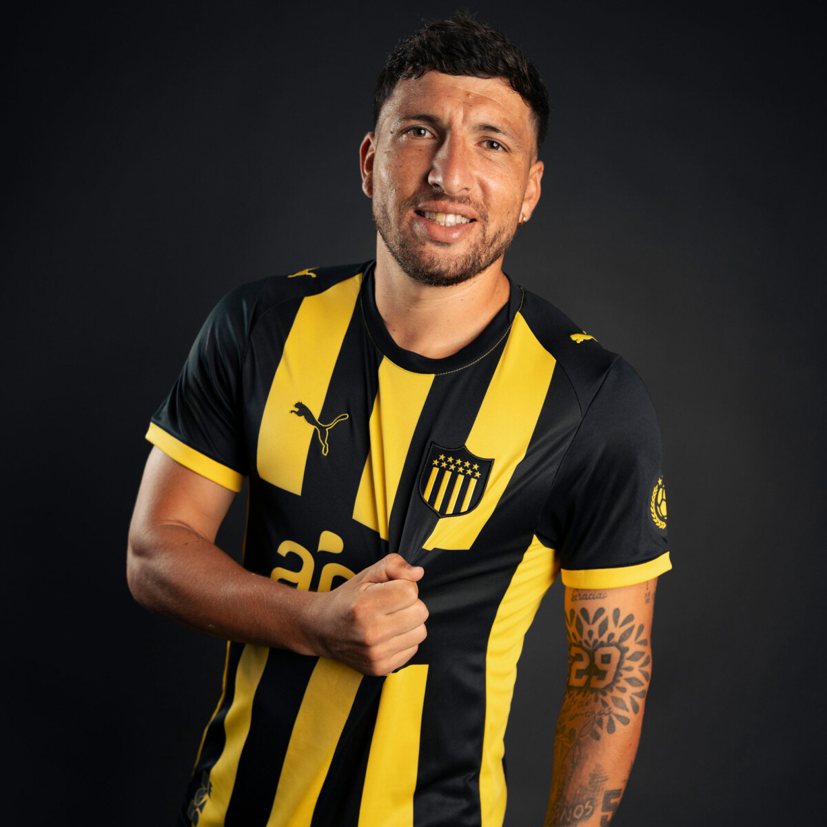 Peñarol Home Jersey 26-79137005 - Amarillo/Negro 