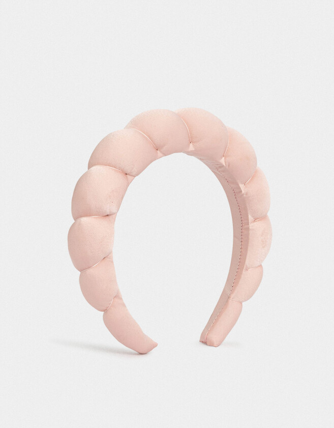 Vinchas Rígidas Hair Care Vincha Rígida Puffy - Rosa Claro