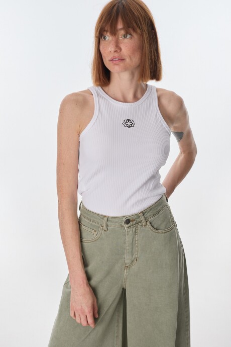 Musculosa Iso Blanco