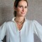 Collar Corbatín Beige - Oro
