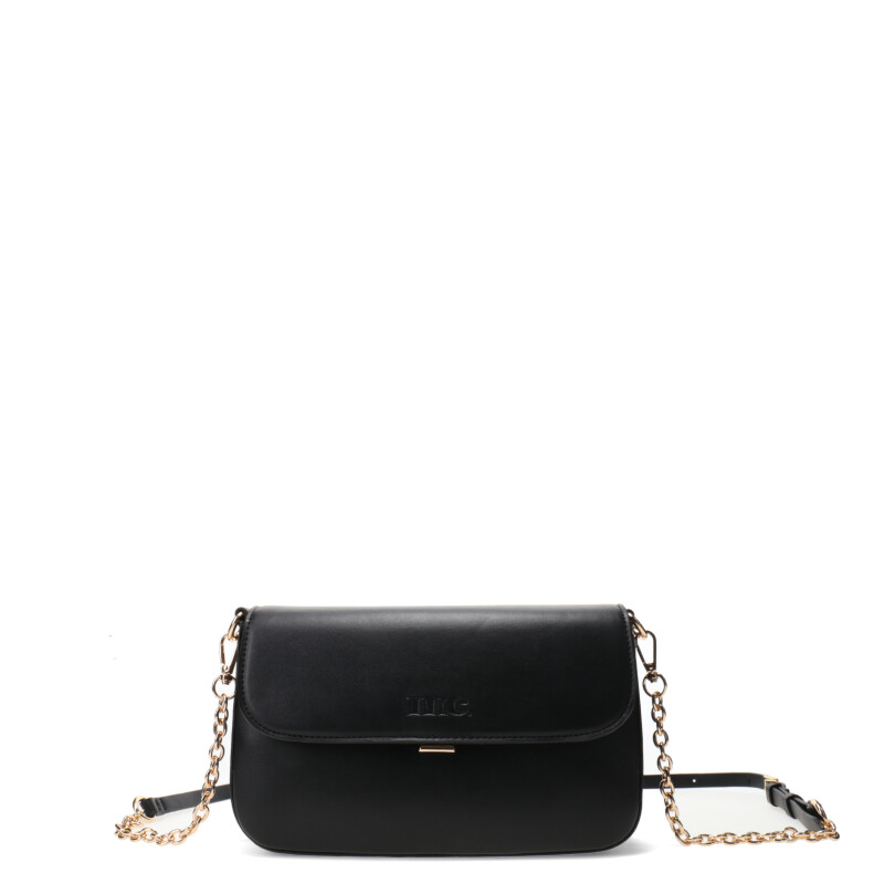 Cartera Miss Carol GIN con tirante de cadena Negro