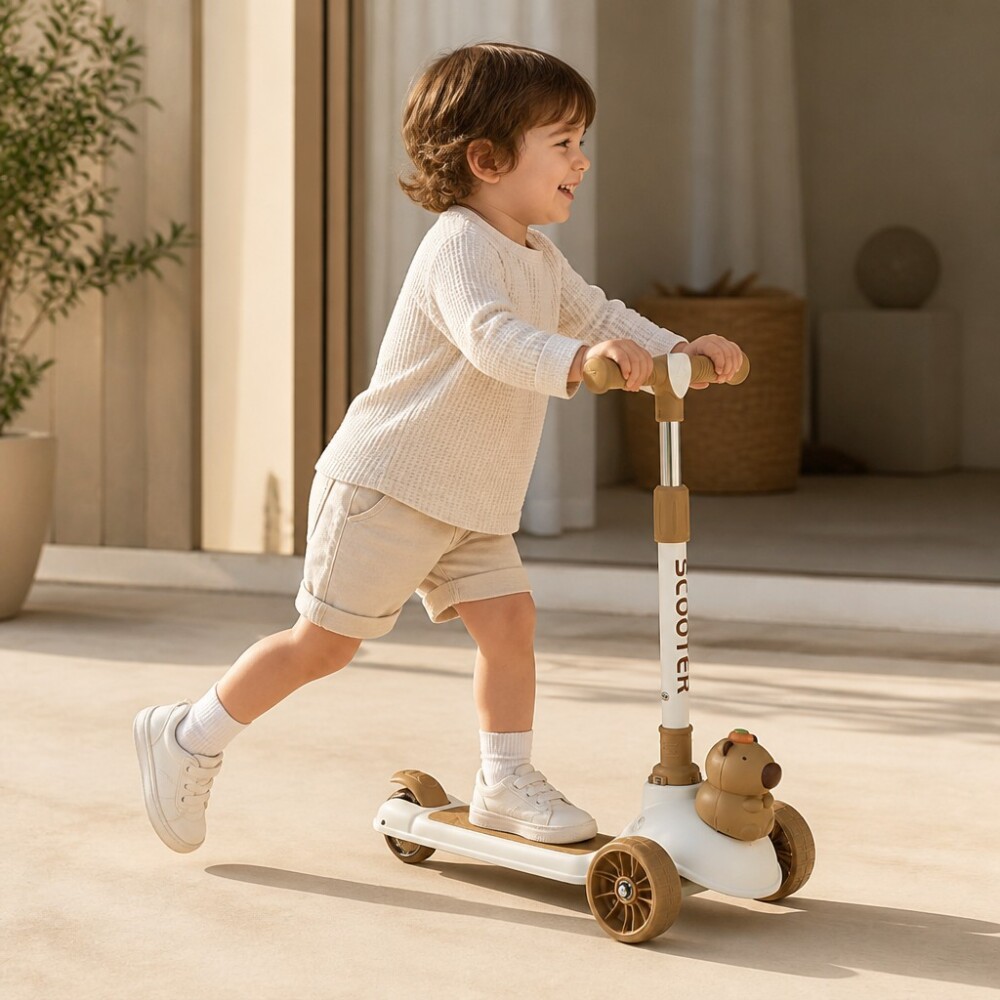 Monopatin infantil Capibara beige