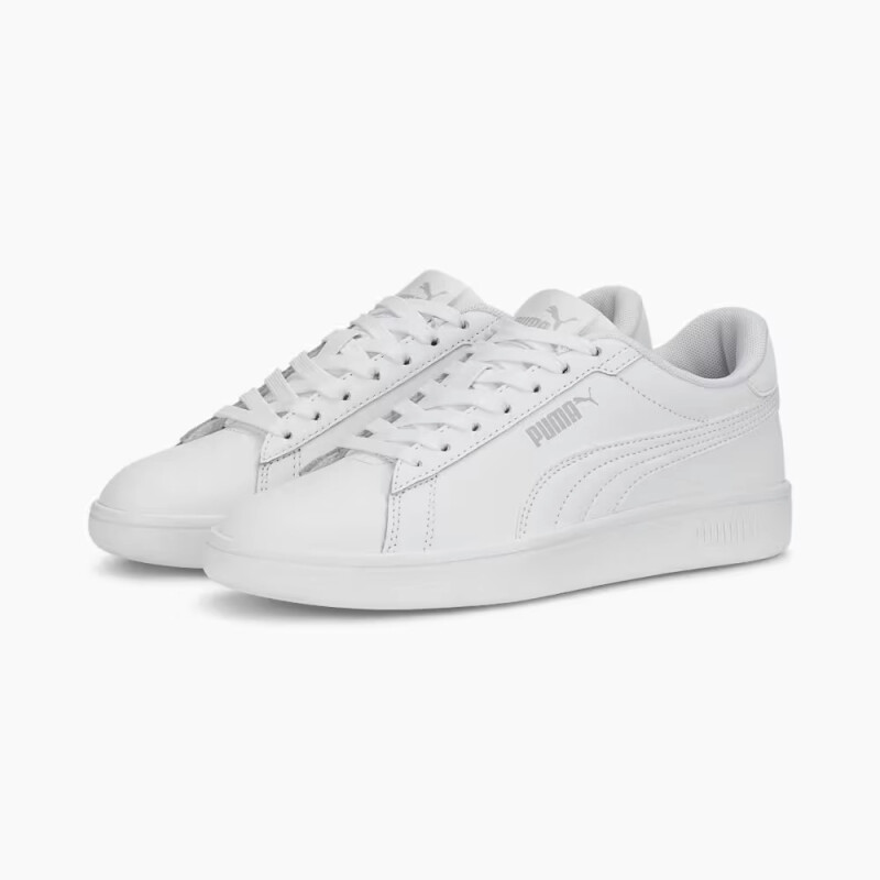 Zapatillas Puma Smash 3.0 de Niños Blanco