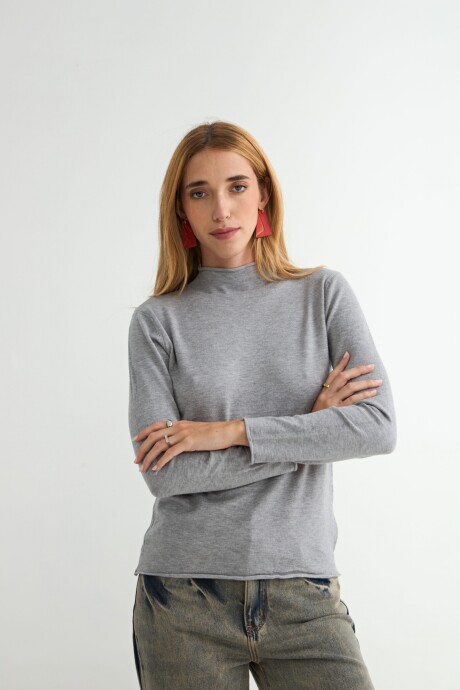 POLERA ARUM GRIS