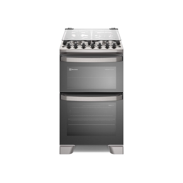 Cocina Combinada Electrolux 4 Hornallas Doble Horno EL-FE4DC Inoxidable