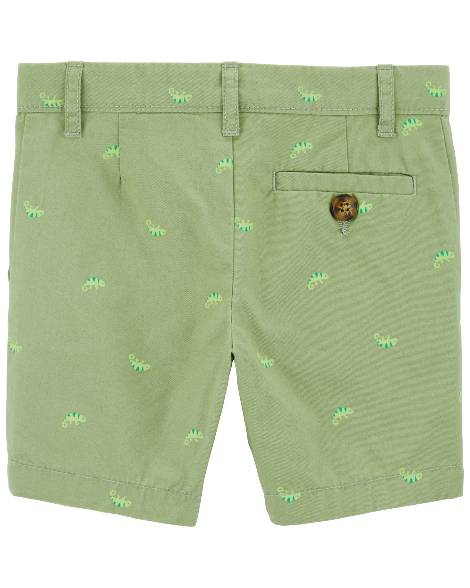 Short de algodón, clásico diseño camaleón Short de algodón, clásico diseño camaleón