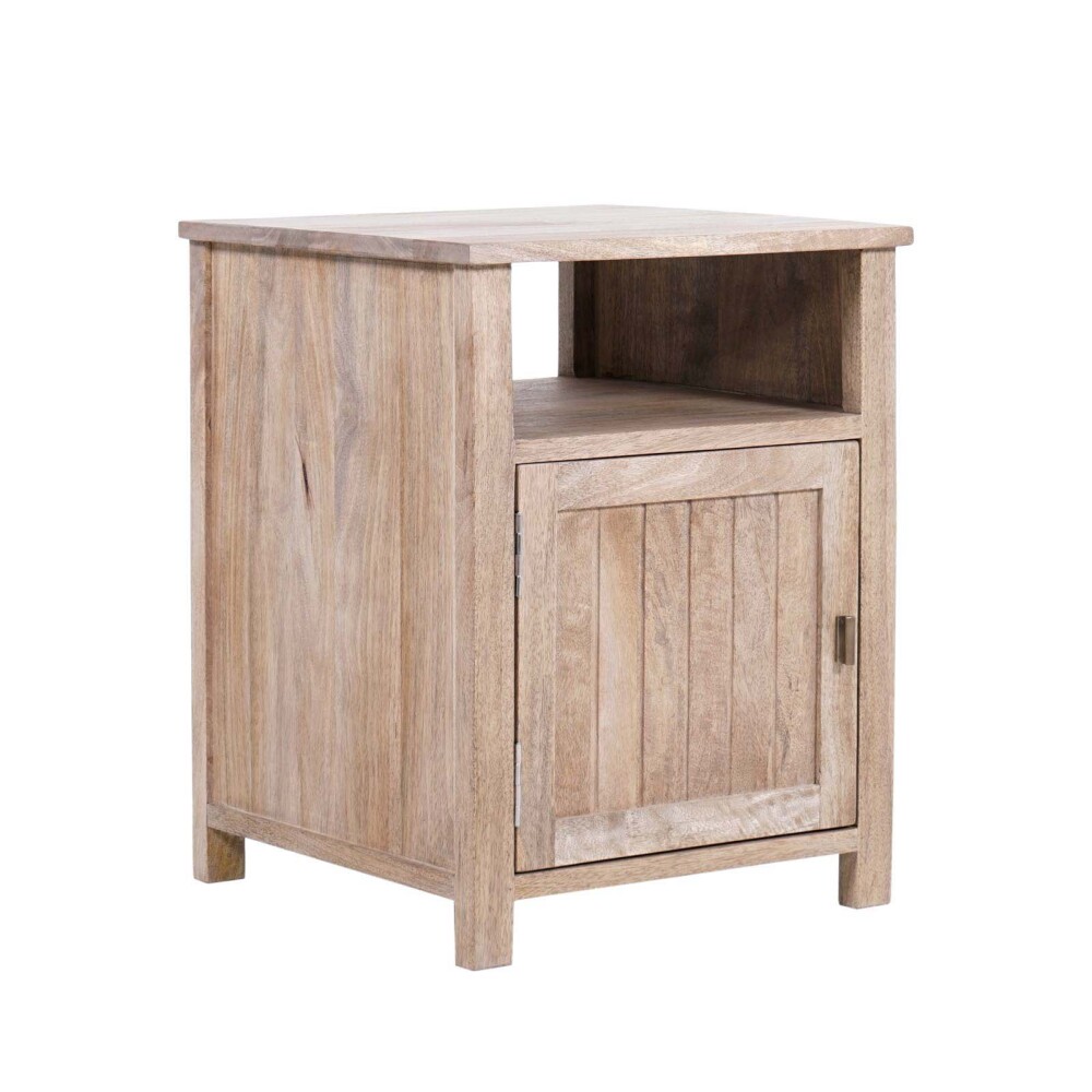 MESA DE LUZ MADERA-DE-MANGO MARRON ATENAS