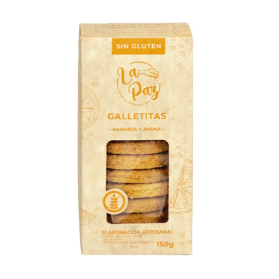 Galletas de naranja s/gluten La Paz Galletas La Paz Naranja S/g