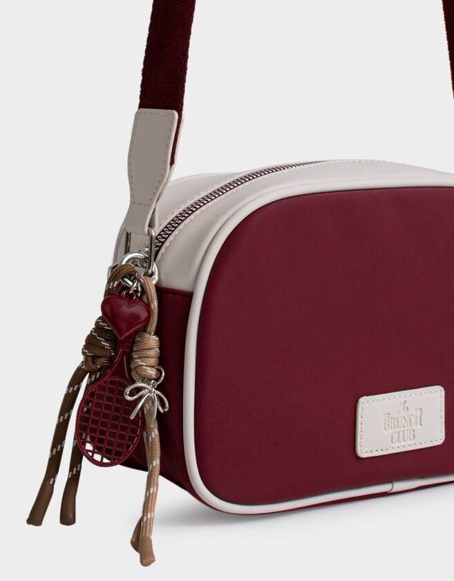 Bandoleras Bandolera Burgundy "campus Club" - Rojo Burdeaux