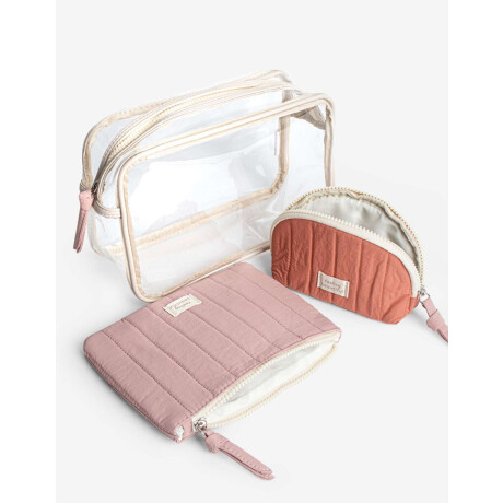 Set De Portacosméticos Combinado Combinacion Tricolor