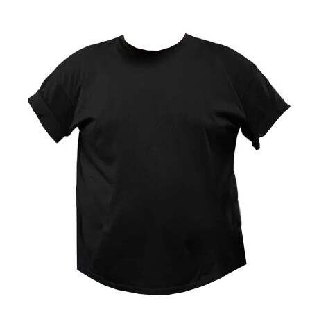 Camiseta Básica Plus Talles Especiales Negro