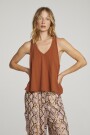 TOP COTTON JERSEY Marron