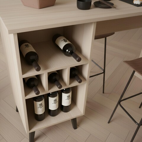 Combo de Cocina de Barra Desayunador y Aparador Bargueño de Arrime Combo de Cocina de Barra Desayunador y Aparador Bargueño de Arrime