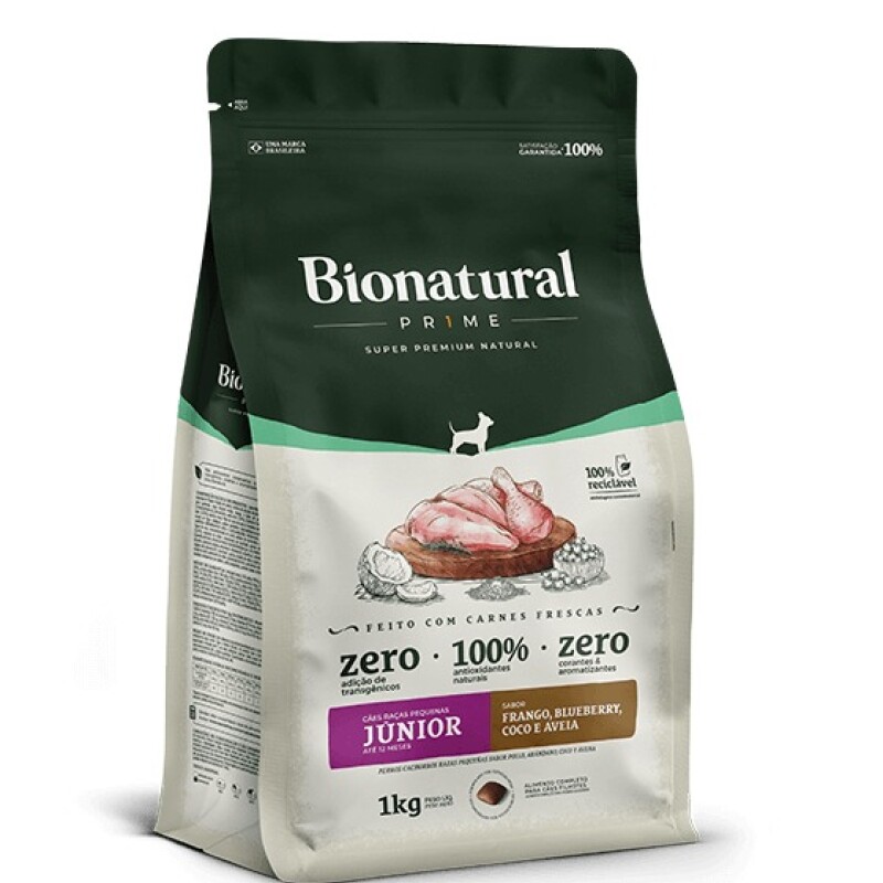 BIONATURAL PRIME PERRO JUNIOR RAZA PEQUEÑA 2.5 KG BIONATURAL PRIME PERRO JUNIOR RAZA PEQUEÑA 2.5 KG